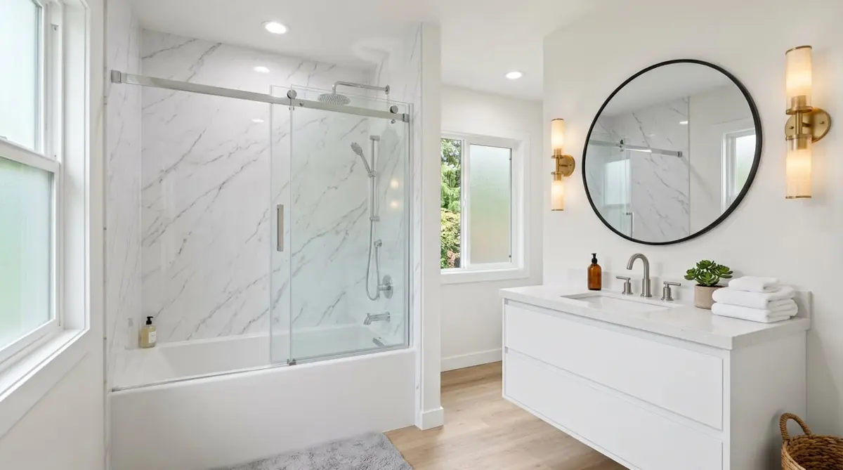 Acrylic & Groutless Walls vs. Tile: Which Should You Choose?